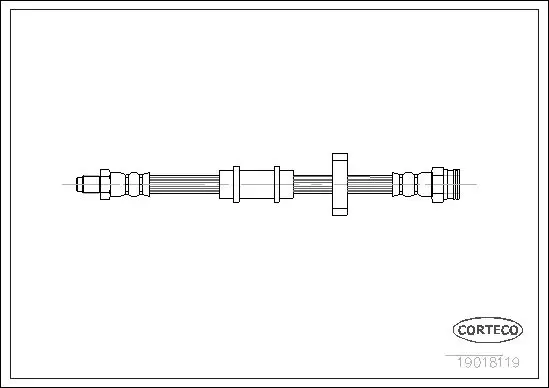 Handler.Part Brake hose CORTECO 19018119 4