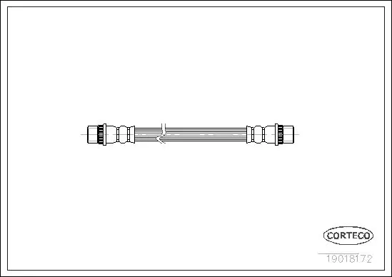 Handler.Part Brake hose CORTECO 19018172 1