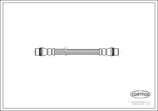 Handler.Part Brake hose CORTECO 19018173 1