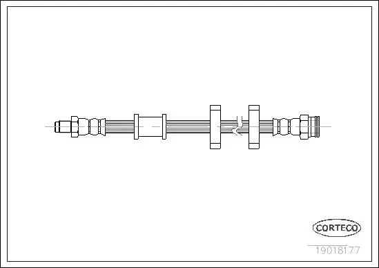 Handler.Part Brake hose CORTECO 19018177 1