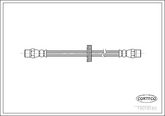 Handler.Part Brake hose CORTECO 19018180 1