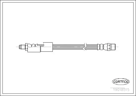 Handler.Part Brake hose CORTECO 19018515 1