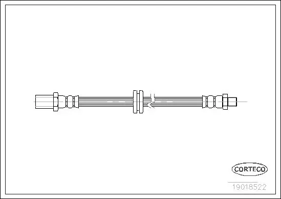 Handler.Part Brake hose CORTECO 19018522 1