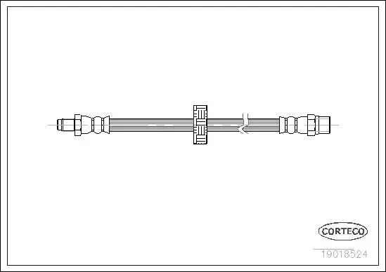 Handler.Part Brake hose CORTECO 19018524 1