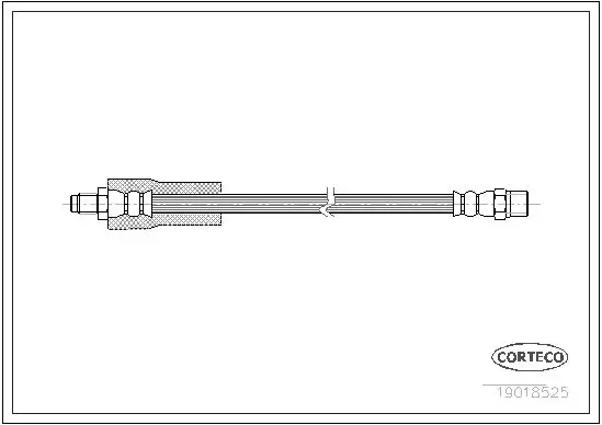 Handler.Part Brake hose CORTECO 19018525 1