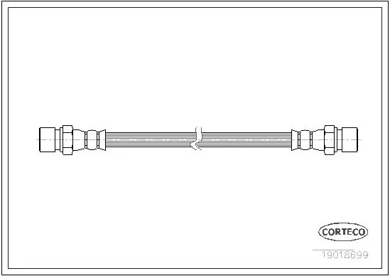 Handler.Part Brake hose CORTECO 19018699 1