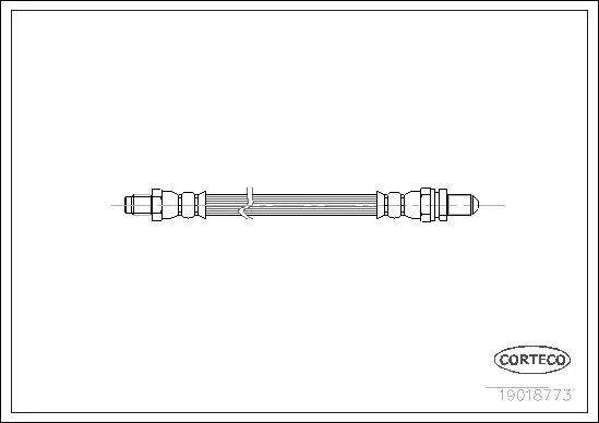 Handler.Part Brake hose CORTECO 19018773 1