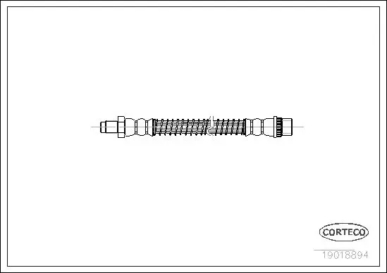 Handler.Part Brake hose CORTECO 19018894 1