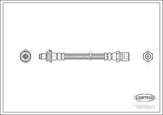 Handler.Part Brake hose CORTECO 19018915 1