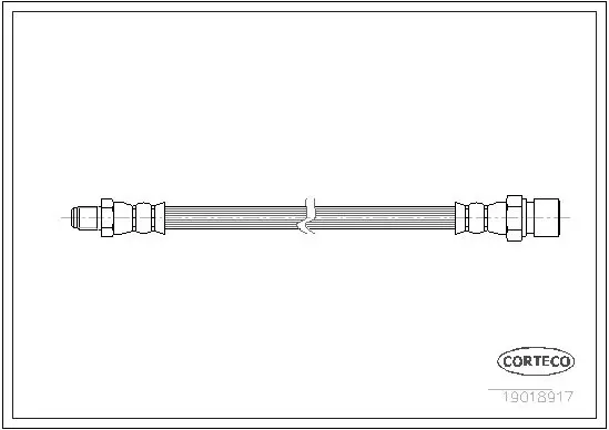 Handler.Part Brake hose CORTECO 19018917 1