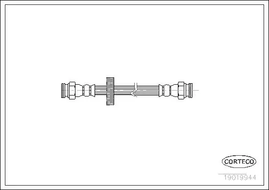 Handler.Part Brake hose CORTECO 19019944 1