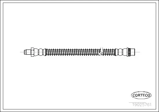 Handler.Part Brake hose CORTECO 19025761 1