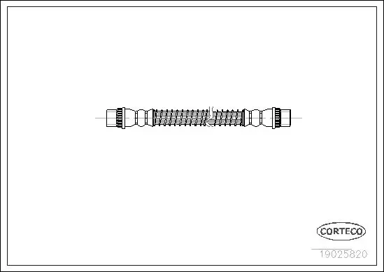 Handler.Part Brake hose CORTECO 19025820 1