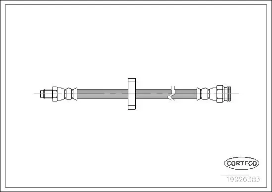 Handler.Part Brake hose CORTECO 19026383 1