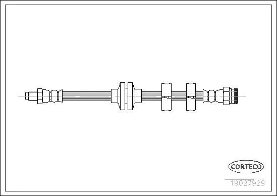 Handler.Part Brake hose CORTECO 19027929 1