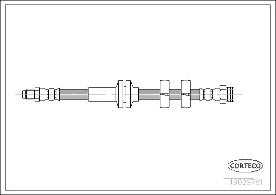 Handler.Part Brake hose CORTECO 19029781 1