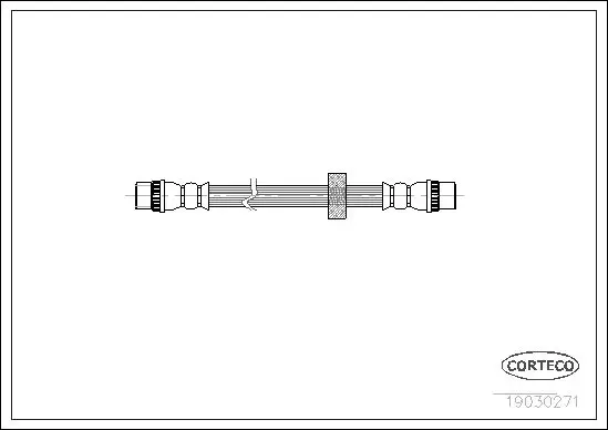 Handler.Part Brake hose CORTECO 19030271 1