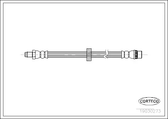 Handler.Part Brake hose CORTECO 19030273 4