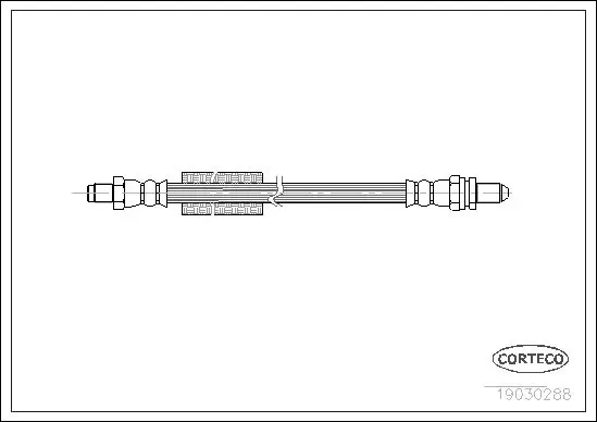 Handler.Part Brake hose CORTECO 19030288 1