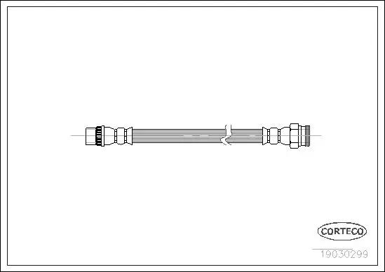 Handler.Part Brake hose CORTECO 19030299 1