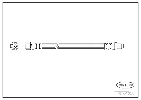 Handler.Part Brake hose CORTECO 19031050 2