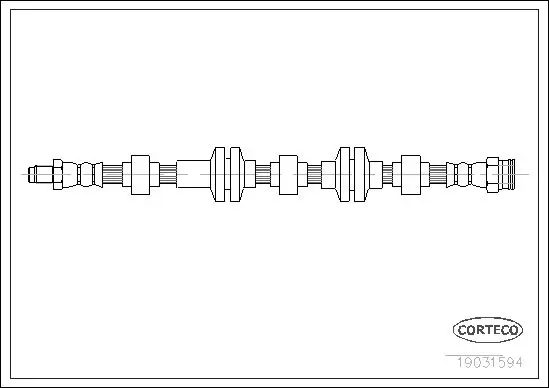 Handler.Part Brake hose CORTECO 19031594 1