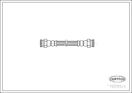 Handler.Part Brake hose CORTECO 19031613 1