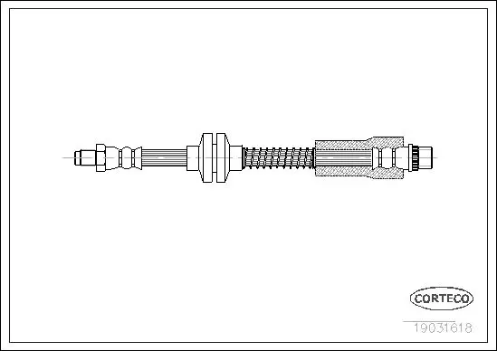 Handler.Part Brake hose CORTECO 19031618 1