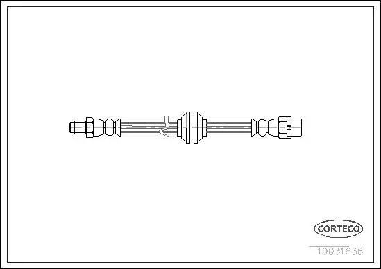 Handler.Part Brake hose CORTECO 19031636 3