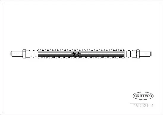 Handler.Part Brake hose CORTECO 19032144 1