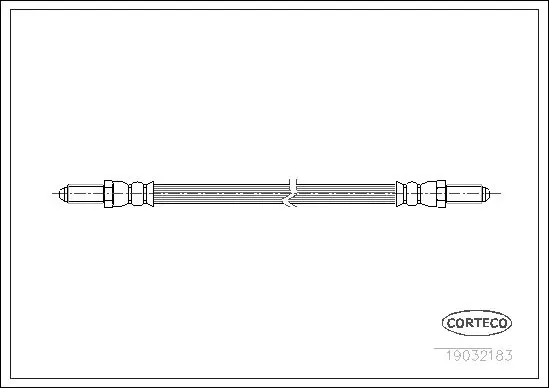 Handler.Part Brake hose CORTECO 19032183 1