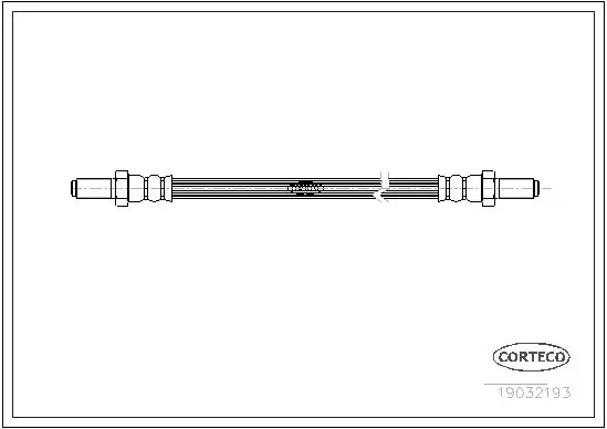 Handler.Part Brake hose CORTECO 19032193 1