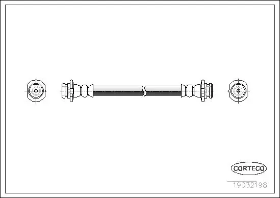 Handler.Part Brake hose CORTECO 19032198 1