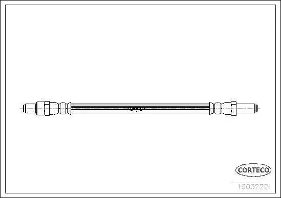 Handler.Part Brake hose CORTECO 19032221 1