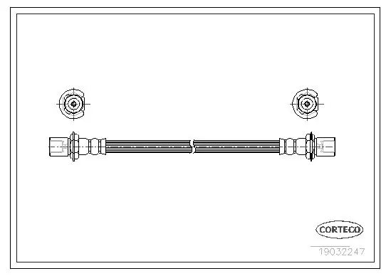 Handler.Part Brake hose CORTECO 19032247 1