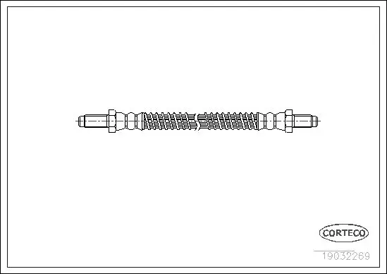 Handler.Part Brake hose CORTECO 19032269 1