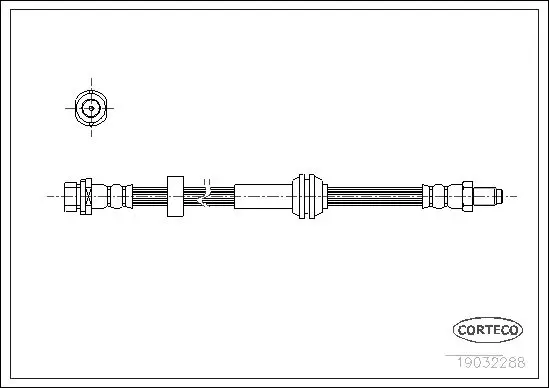 Handler.Part Brake hose CORTECO 19032288 1