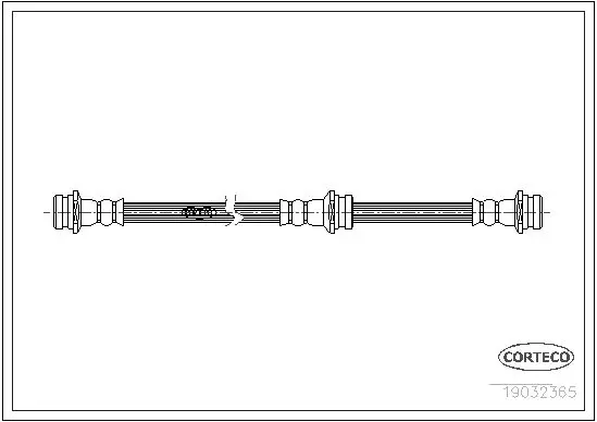 Handler.Part Brake hose CORTECO 19032365 1