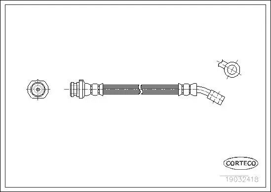 Handler.Part Brake hose CORTECO 19032418 1