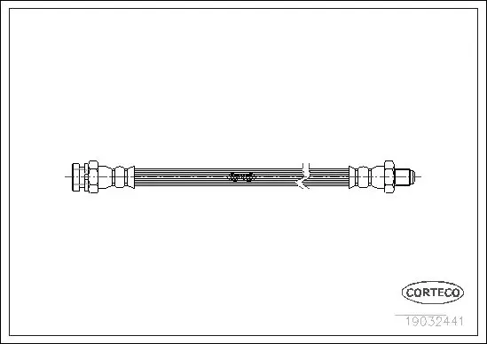 Handler.Part Brake hose CORTECO 19032441 1