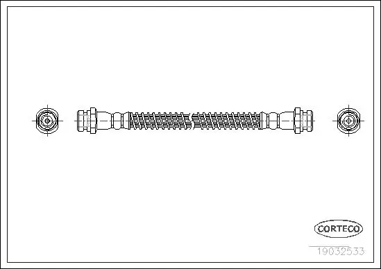 Handler.Part Brake hose CORTECO 19032533 1