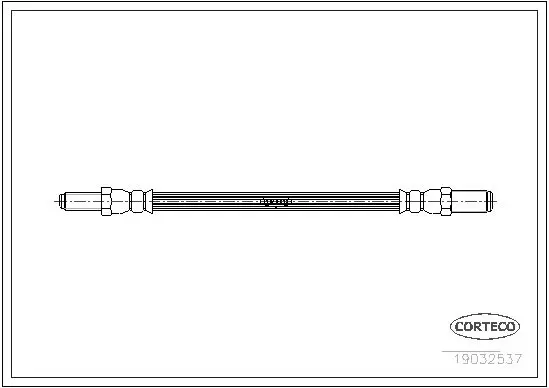 Handler.Part Brake Hose CORTECO 19032537 1