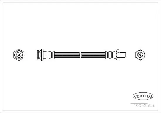 Handler.Part Brake hose CORTECO 19032553 1