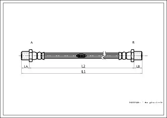 Handler.Part Brake hose CORTECO 19032589 1