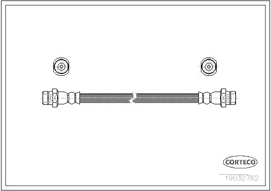 Handler.Part Brake hose CORTECO 19032762 1