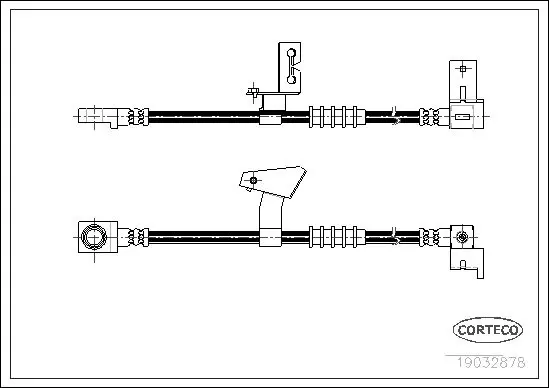 Handler.Part Brake hose CORTECO 19032878 1