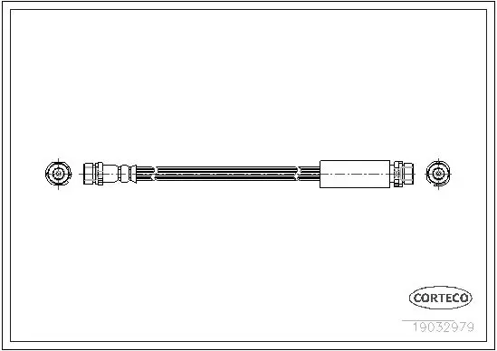 Handler.Part Brake hose CORTECO 19032979 1