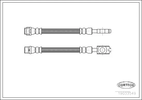 Handler.Part Brake hose CORTECO 19033549 1