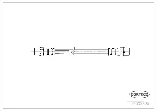 Handler.Part Brake hose CORTECO 19033575 2