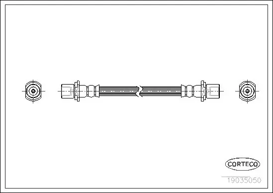 Handler.Part Brake hose CORTECO 19035050 1